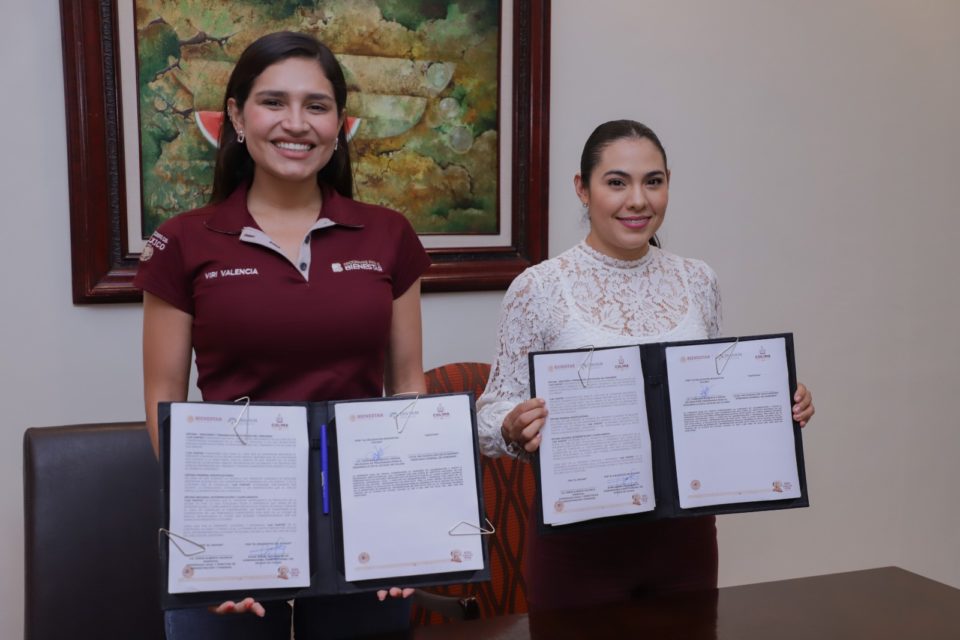 Indira, Viri Valencia e Inapam firman convenio para el bienestar de las personas adultas mayores en Colima