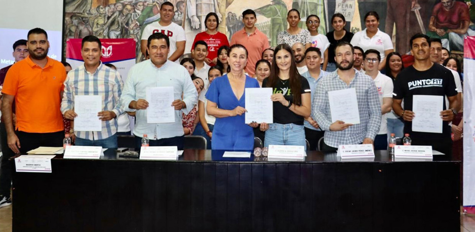 Jóvenes de la Villa y gimnasios firman convenio para descuentos | El Noticiero de Manzanillo