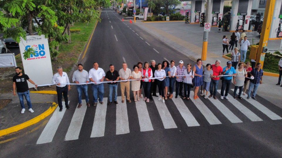 La presidenta municipal Margarita Moreno entregó rehabilitación de las avenidas Tecnológico y Felipe Sevilla