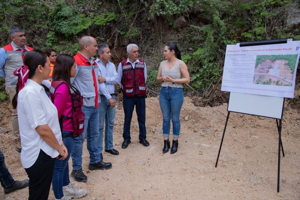 Supervisan trabajos en km 34 de Villa de Álvarez a Minatitlán | El Noticiero de Manzanillo